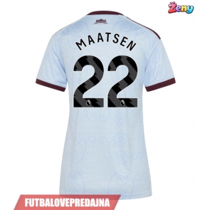 Lacne Ženy Futbalové dres Aston Villa Ian Maatsen #22 2026-27 Krátky Rukáv - Tretina